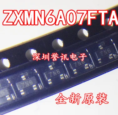 

10pcs/lot Transistor ZXMN6A07FTA screen 7N6 SOT-23 Package original authentic