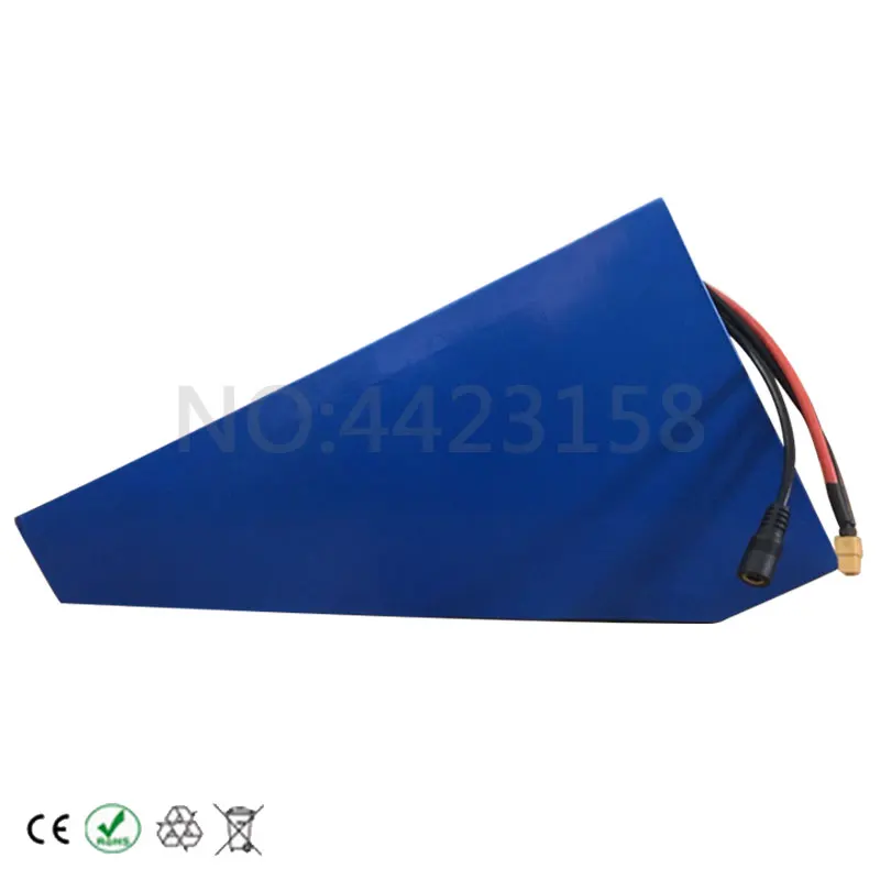 Perfect 60V Triangle Ebike Battery 60V 1800W 2000W 3000W lithium Bike Battery Use LG Cell 60V30AH Electric Bike Battery With Charger 2