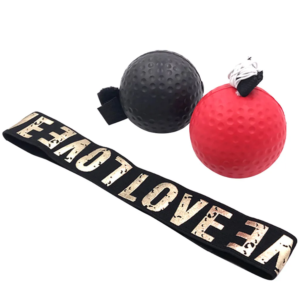 

reflex ball Boxing Punch Exercise Fight Ball React Reflex punching speed Ball Hott adjustment head circumference 460MM#y25