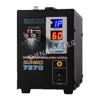1500W Lithium battery welding machine 110V/220V handheld dual digital display small battery spot welding machine 1