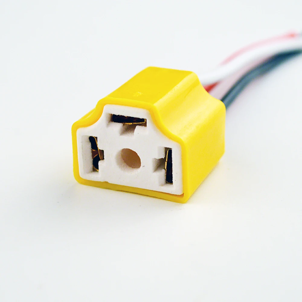 Viecar (2 шт./лот) керамическая розетка для H1/H3/H4/H7/H8/H11/9005/9006 разъем лампы