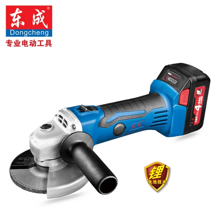 Amoladora angular inalámbrica de 100mm, lijadora de disco de carga de 18V  (2 baterías de iones de litio de 4.0Ah)|angle grinder|cordless angle  grinderdisc grinder - AliExpress
