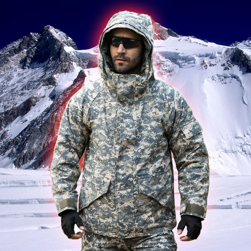 G8 Униформа дождевые куртки для мужчин зимняя рыбалка Пешие прогулки тактический Водонепроницаемый ветрозащитный Теплый камуфляж флисовая куртка