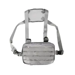 Нагрудная сумка с регулируемым тактическим карманом в стиле хип-хоп Уличная функциональная тактическая сумка на ремне сумка через плечо