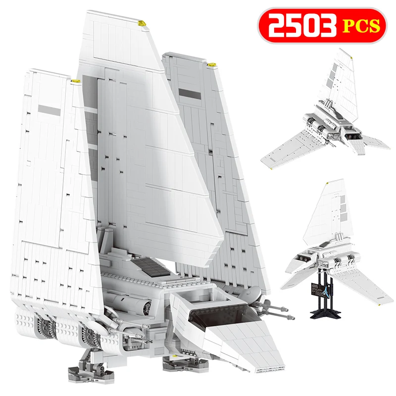 

2503 PCS Star Wars Series Space Fighting Building Blocks Imperial Shuttle Large Compatible LegoINGlys Technic Toys for Kids