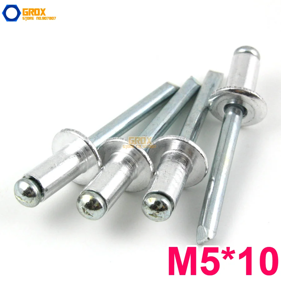 100 шт. алюминиевые заклепки M5 * 10 | Обустройство дома