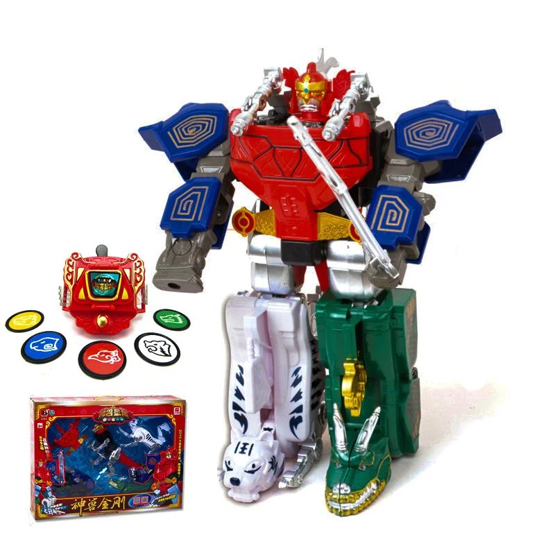 Kids Assembly Dragon Action Figure Toys Transformation Robot Children Gifts Dinosaur Ranger Megazord Kids Assembly Dragon Action Figure Toys Transformation Robot Children Gifts Dinosaur Ranger Megazord