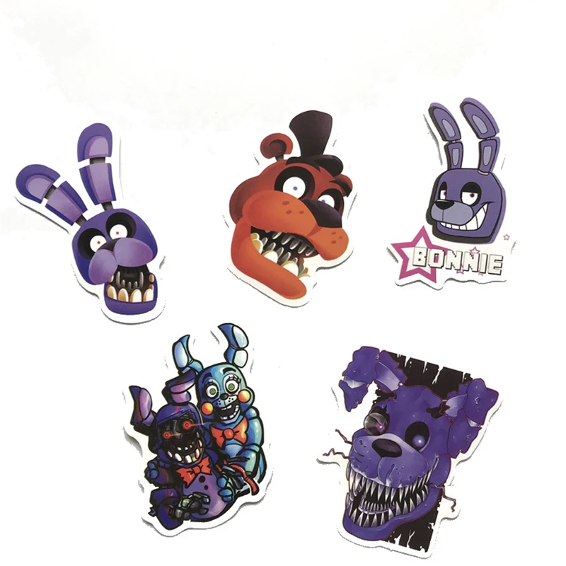 22 шт. Five Nights At Freddy наклейки на велосипед и ноутбук водонепроницаемые Стикеры для багажа игрушка для скейтборда подарок для детей F2