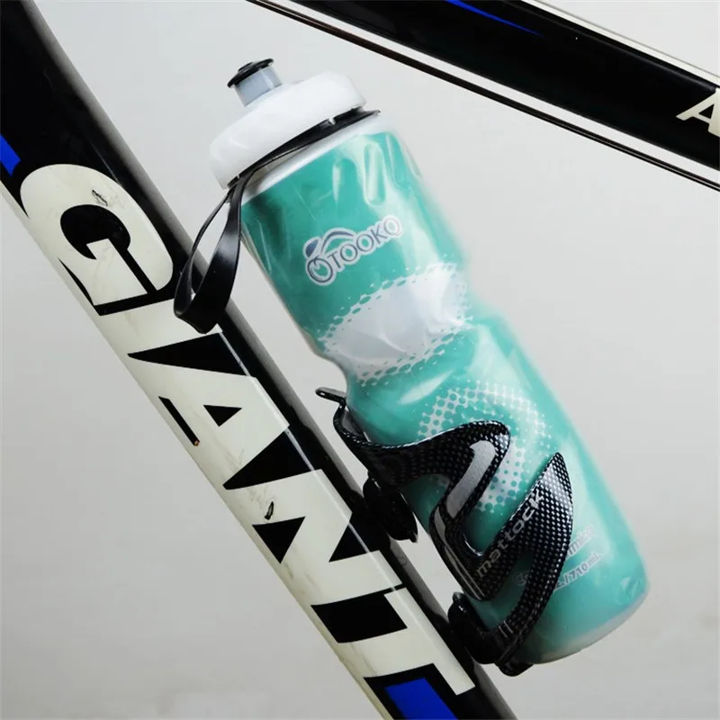 Cycling Pressing Water Bottle Outdoor Sports Camping Bicycle Plastic Keep Water Cold Bottle Double Layer Insulation Bottle U0001 (11)