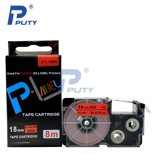 Special Price 10PCS Compatible Casio Tape XR-18RD Black on Red 18mm 3/4" PT-18RD Tape label Cartridge for EZ label Printer KL-120 KL-780 Special Price 10PCS Compatible Casio Tape XR-18RD Black on Red 18mm 3/4" PT-18RD Tape label Cartridge for EZ label Printer KL-120 KL-780