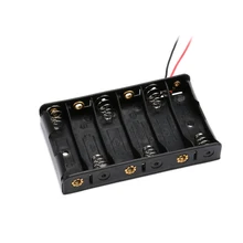  AA Size Power Battery Storage Case Box Holder Leads With 1 2 3 4 5 6 8 Slots Container Bag DIY Standard Batteries Charging 