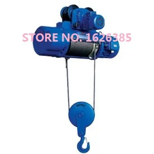 0.25T-20T CD1 electric wire rope Hoist with trolley, 380V/50Hz, 3-PHASE electric lifting crane steel rope rigging hardware