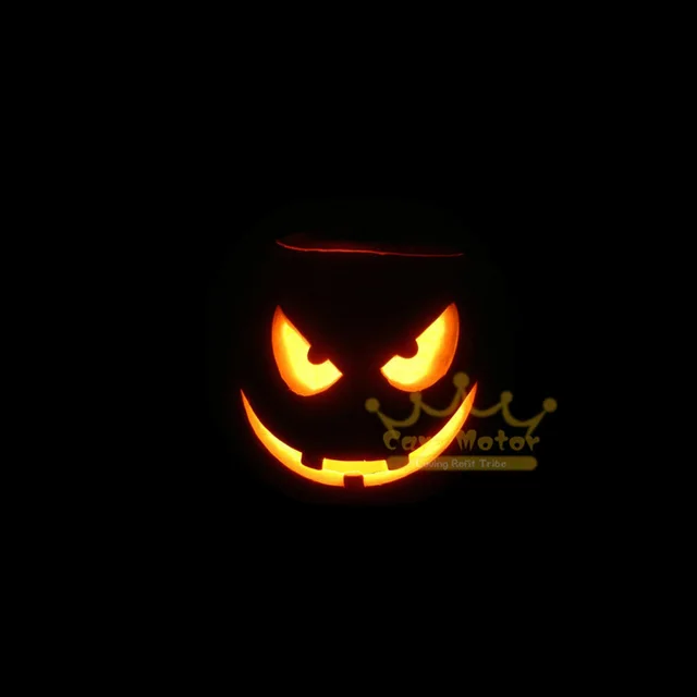 halloween horror pumpkin joke faces logo motorcycle laser projector shadow spotlight led logo light universal 3013