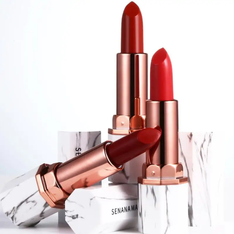 

6 Colors Lipstick Make up Long Lasting Lip Stick Moisturizing Lip Color Interpretation Cosmetic No Bleaching