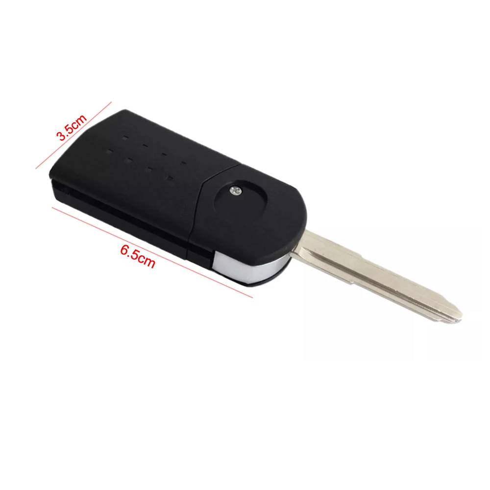 JEAZEA New 4 Button Folding Remote Control Keyless Key Shell Case Fob Housing for Mazda 3 6 2010 -2012 For MX-5 Miata 2006 2007 - 2012-44