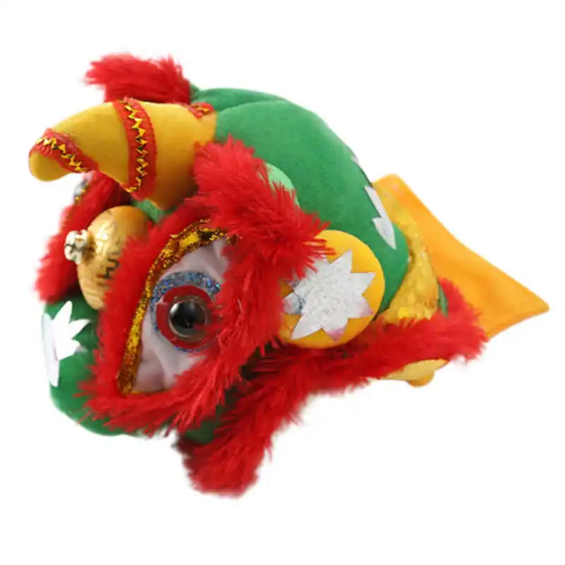 Китайский дракон Танцевальный Стиль собака Косплей Костюм новогодний красный счастливый питомец макияж смешная одежда фестиваль с осень