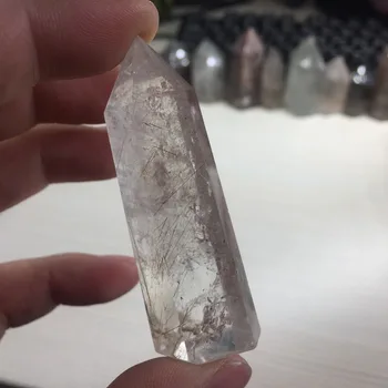 

HD302-38g Natural Rutilated Gold Hair Quartz Crystal Home Decoration Accessories Boy Gifts