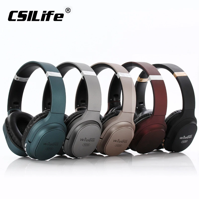CSILife KD39 Bluetooth беспроводные наушники tf-карта радио Bests поддержка комфортной