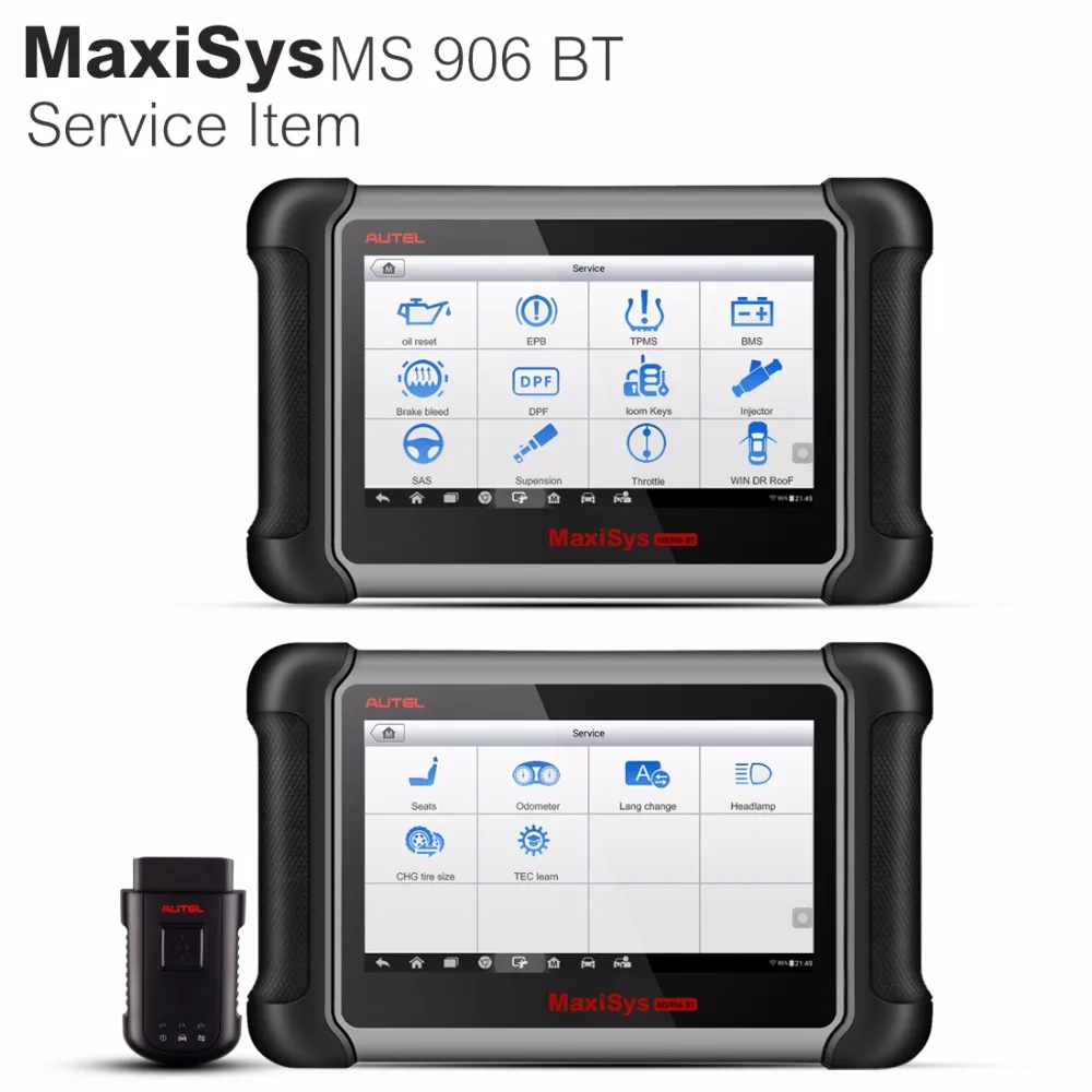 Autel Maxisys MS906BT OBD2 сканер автомобильный диагностический инструмент беспроводной Bluetooth сканер ключ кодирования иммобилайзер лучше, чем Запуск X431