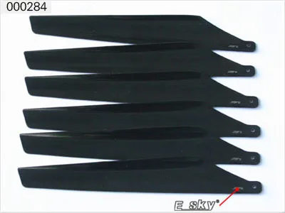 Esky E sky пластиковое Лезвие B 000284 для оригинального вертолета 2 4 ГГц LAMA V4 000006 Rc