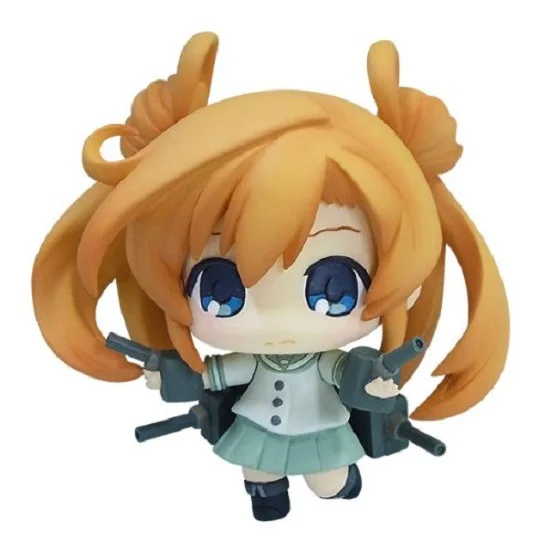 Горячая 9 шт./компл. Аниме Фигурка Kantai коллекция Shimakaze Haruna Nagato Akagi Atago Ikazuchi 5 ~ 6 см ПВХ