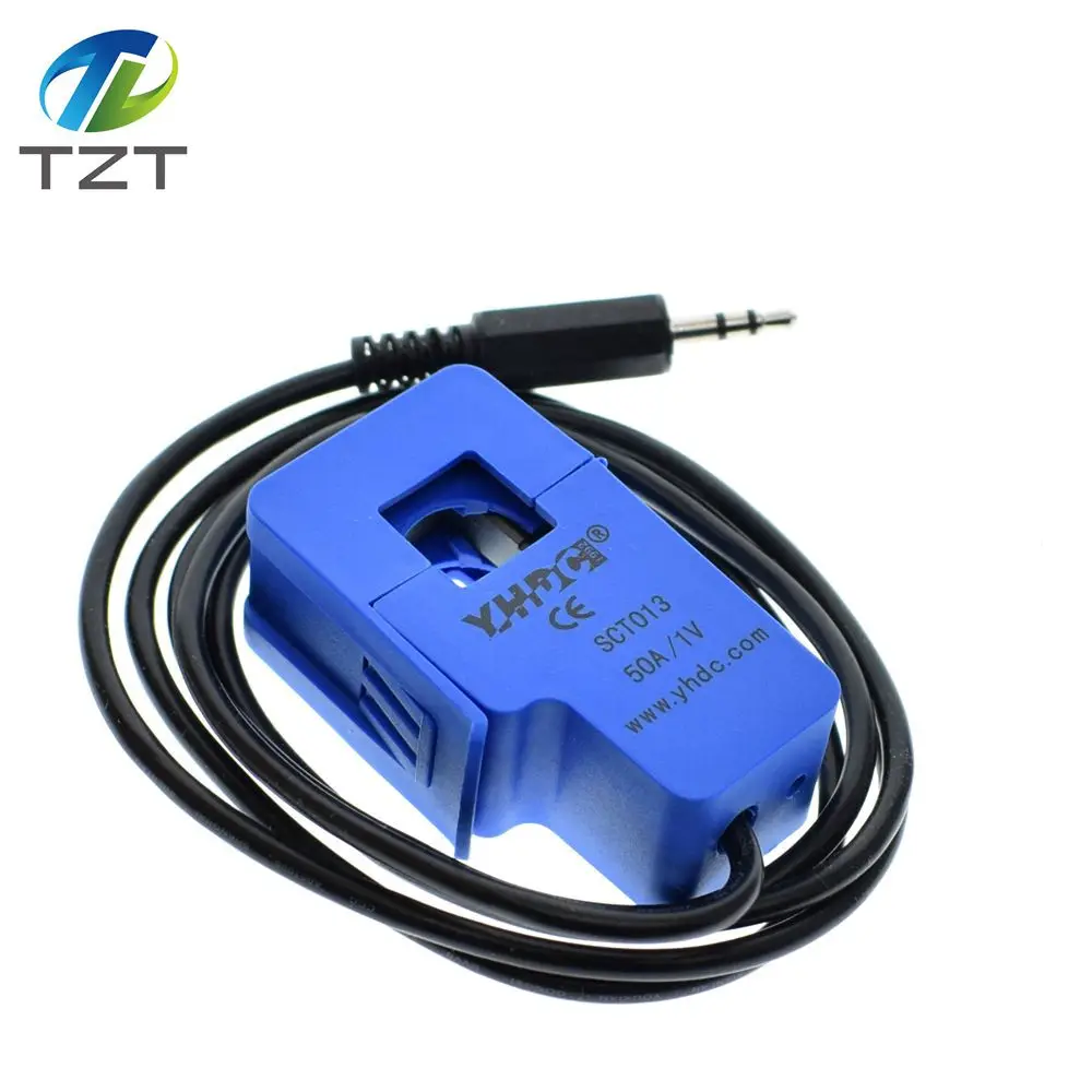 

1pcs SCT013 High Quality 50A SCT-013-050 Non-invasive AC current sensor Split Core Current Transformer
