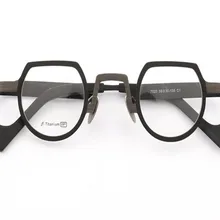 Унисекс Мода ретро полный обод чистый титан линза для рецептов оправа для очков Анти-радиационные очки для чтения