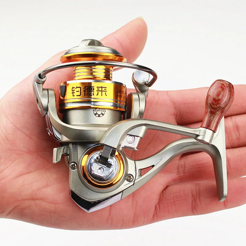

Fishing Reels Smallest Size Shore 5 Bearing Mini Ice Spinning Reel DF150 Pocket Fishing Line Wheel