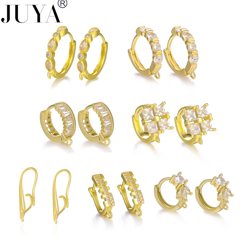 

New 2019 Women Earring Supplies Gold/Silver Luxury Creative Basic Earring Hooks Accessories For Fashion Earrings Jewelry Making