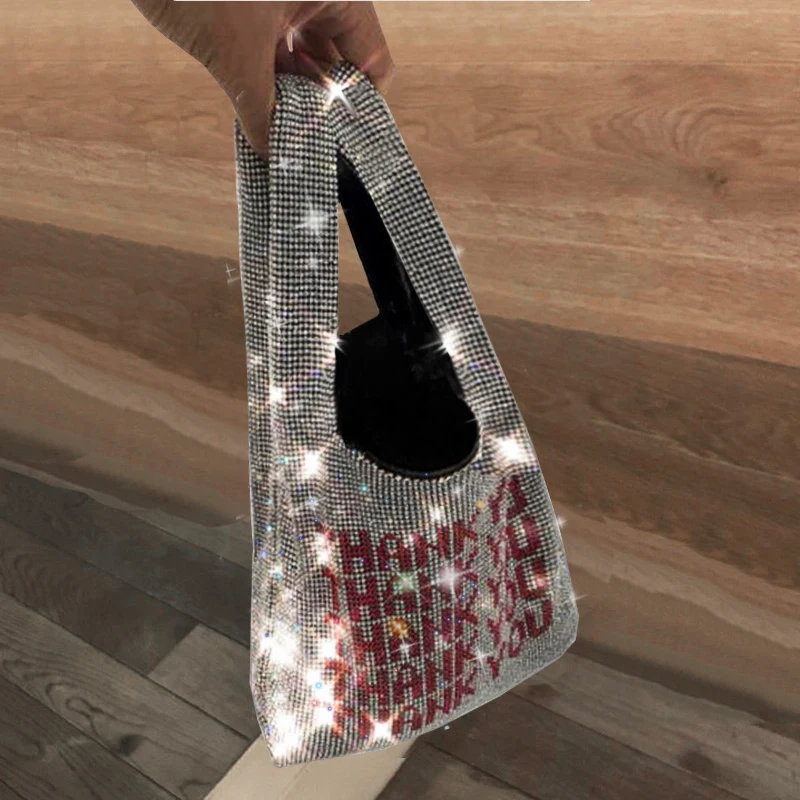 

Handmade Personalized Evening Bag Vest Pocket Shape Banquet Handbag Brand Designer Diamond Soft Wallet Bag 2019 New