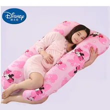 Sleeping Support Pillow Pregnant Women Body 100% Cotton Minnie Mickey Print U Shape Maternity Pillows Pregnancy Side Sleepers