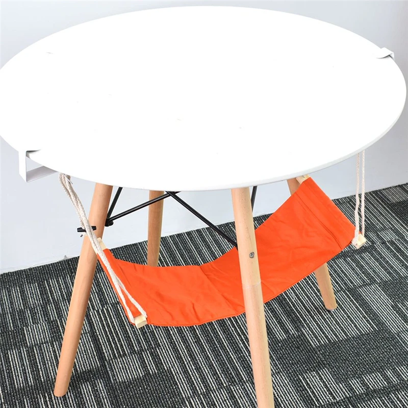 

Computer desk stand Mini laptop desk Comfortable and Adjustable Feet Chair Tablet Care Tool office hammock Foot rest Hammock