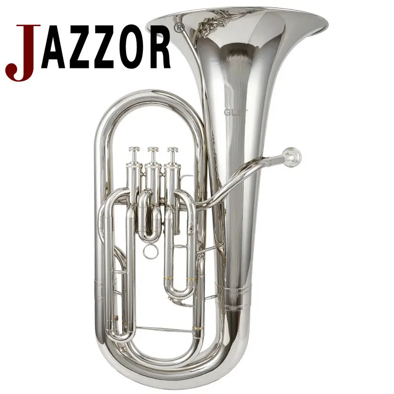 JAZZOR JBEP-1180 Профессиональный Баритоны бемоль золотой лак духовой инструмент с мундштуком и чехол