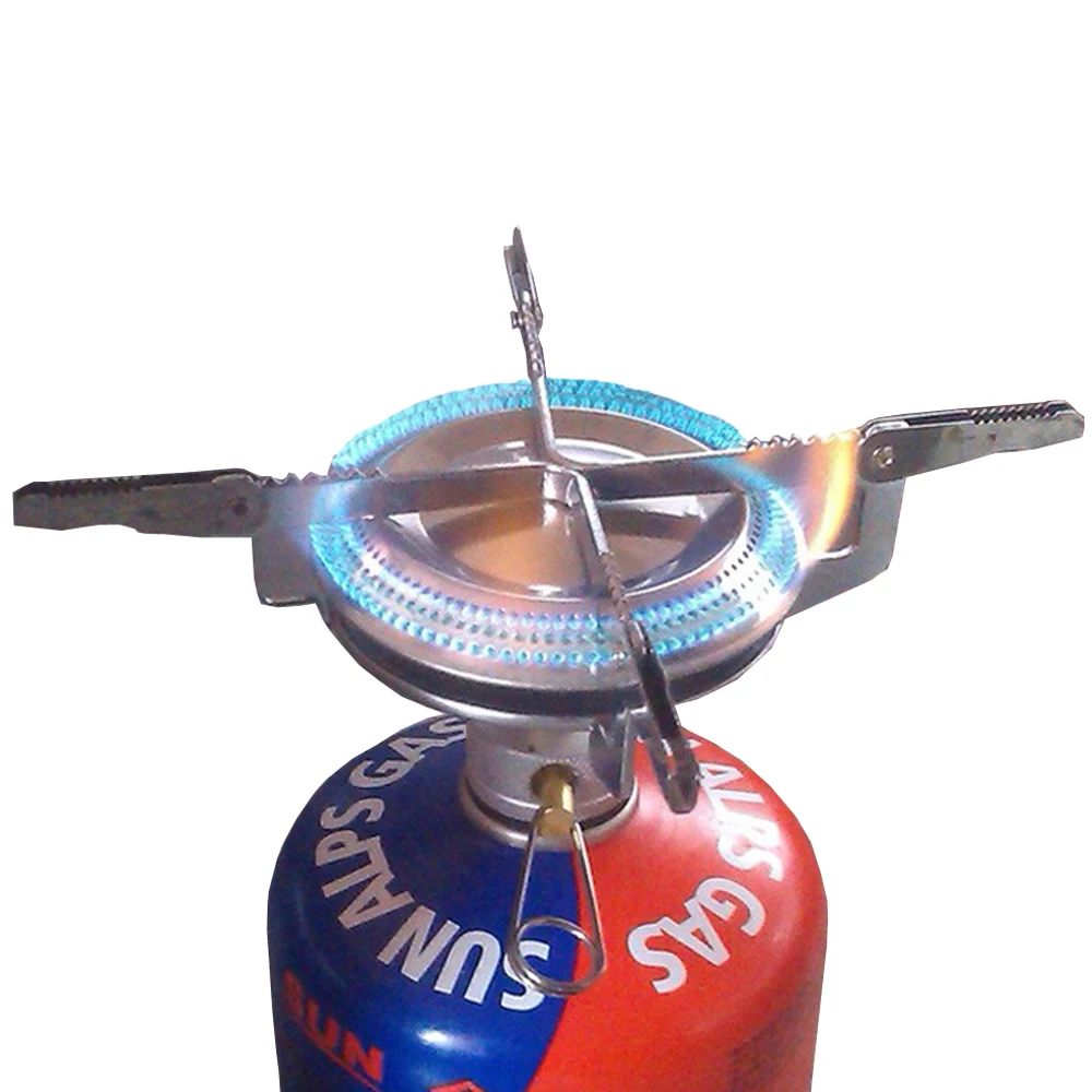 

Portable Outdoor Picnic Gas Burners Foldable Mini Steel Stove Case For Outdoor Camping Traveling Hiking BBQ