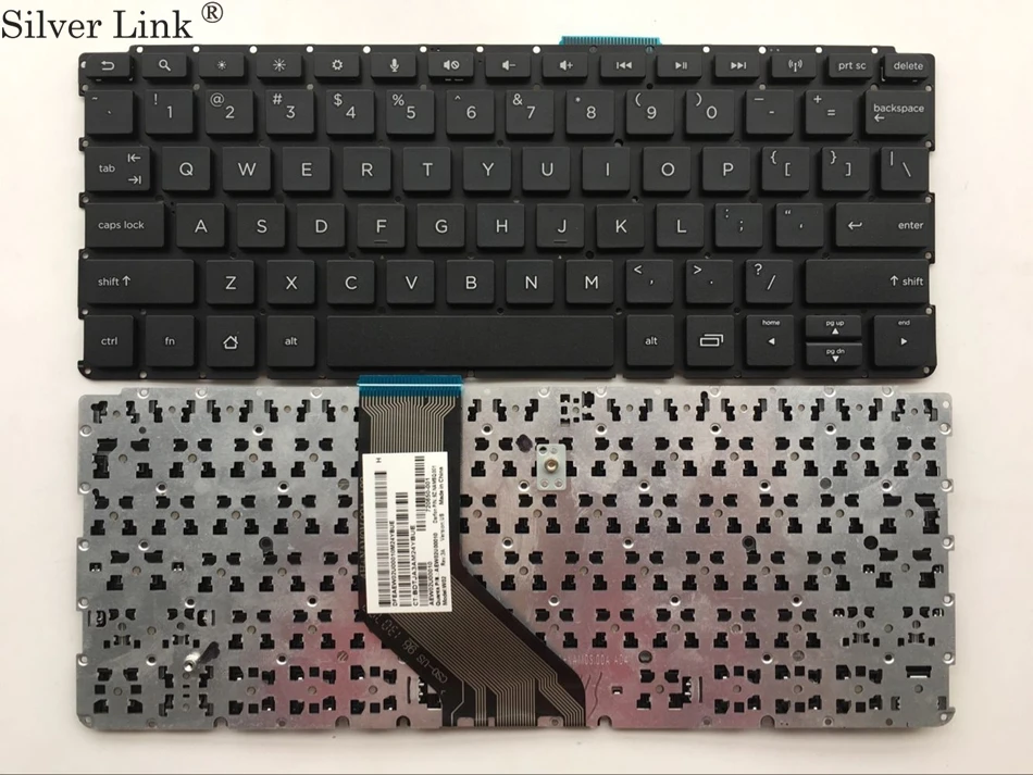 

US English laptop keyboard FOR HP SlateBook 10-h 10-h000 black without frame keyboard US Layout
