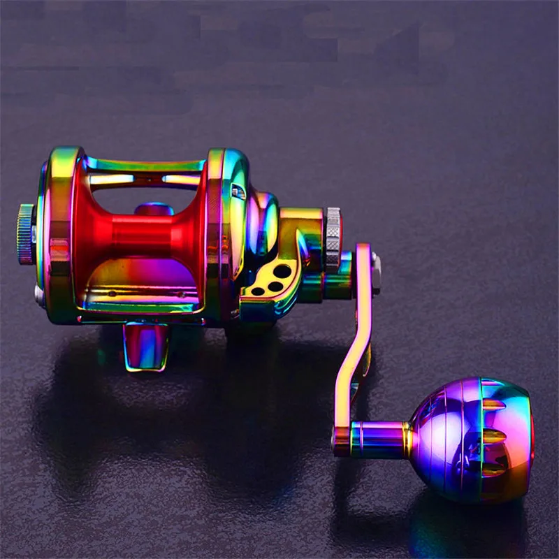 

Spinning Trolling Fly Fishing Reel 20KG Drag Power Freshwater Saltwater Baitcasting For Sea Fishing Boat Full Metal Drum Wheel
