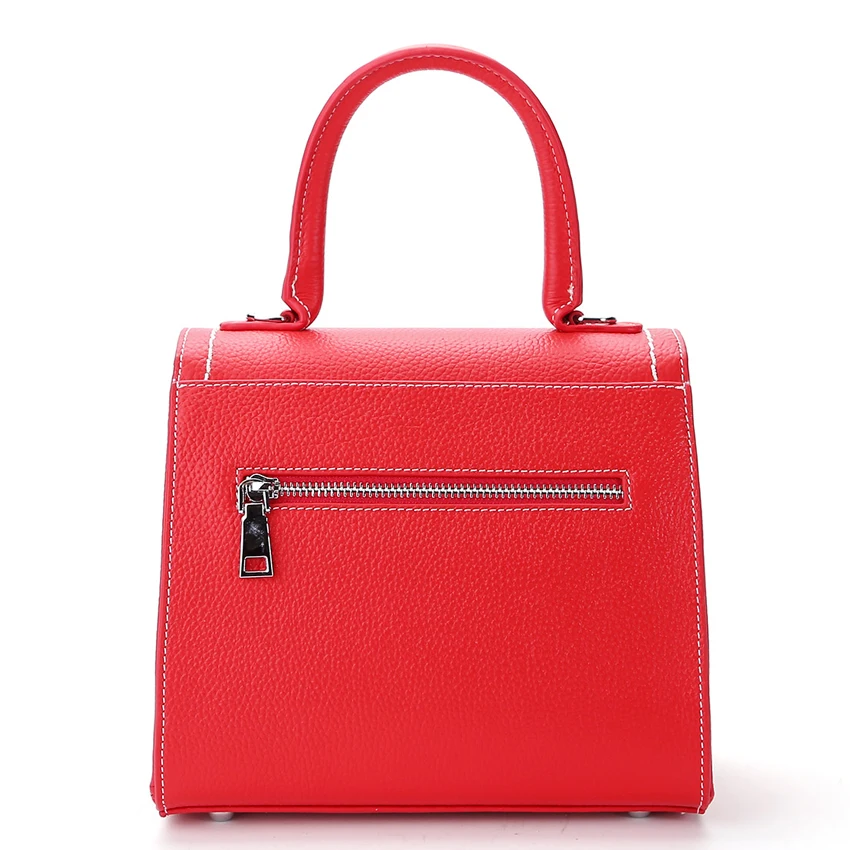 ESUFEIR العلامة التجارية جلد طبيعي المرأة حقيبة يد تصميم الشهيرة الأعلى مقبض حقائب النساء حقيبة كتف مفردة أزياء النساء Crossbody حقيبة