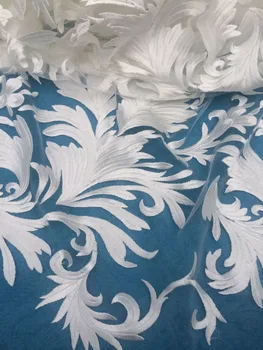 

fashion french net Lace Fabric best Quality david-52753 embroidered African Lace Fabric for wedding dress