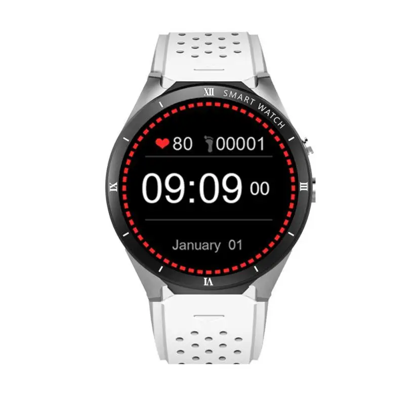 KW88 Android 5,1 1,39 дюймов Камера Запись 3g/wifi Smartwatch телефон gps шагомер, смарт-браслет