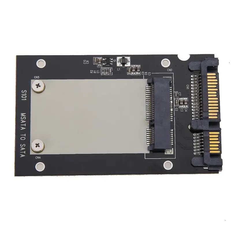 Universal mSATA Mini SSD to 2.5 inch SATA 22-Pin Converter Adapter card for Windows2000/XP/7/8/10/Vista Linux Mac 10 OS New | Электроника