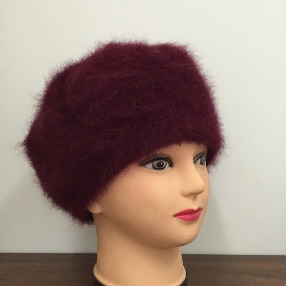 

2019 Fashion 100% Pure Real Mink Fur Hat Women Casual Handmade Fur Cap DFP702