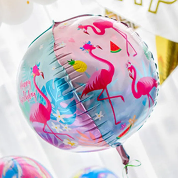 1 шт. 4D 22 дюймов Золотые круглые алюминиевые фольги Воздушные шары металлические БОБО пузырь Свадебный шар украшения на вечеринку дня рождения баллон гелия - Цвет: foil as picture