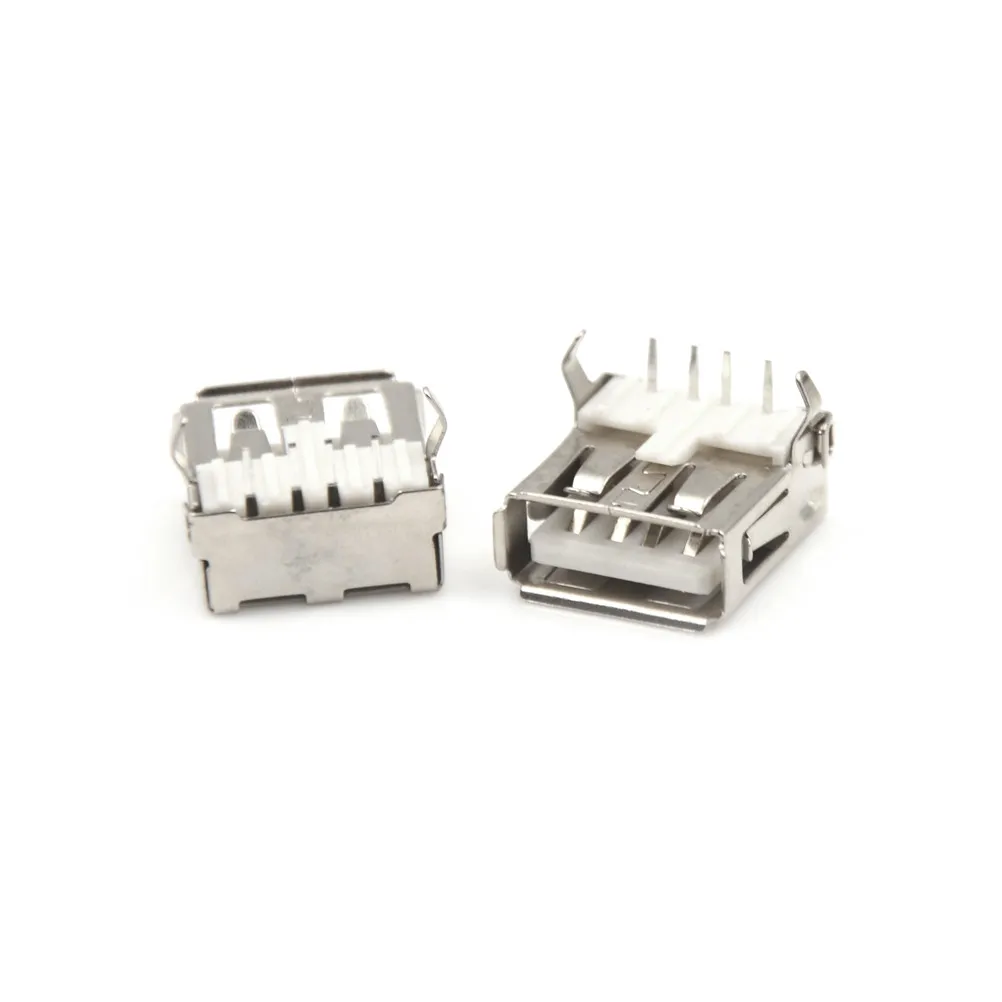 Lot De 10 Connecteurs USB Type A Femelle à Souder - Pour Câbles Et Réparations DIY