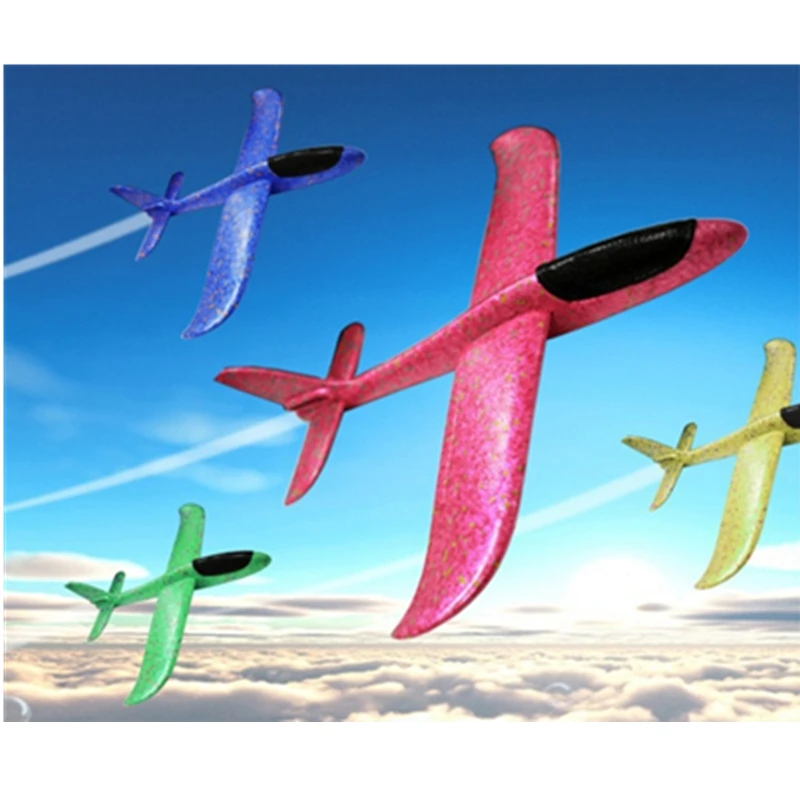 New DIY Kids Toys Hand Throw Flying Glider Planes Foam Aeroplane Model Party Bag Fillers Flying Glider Plane Toys For Kids Game