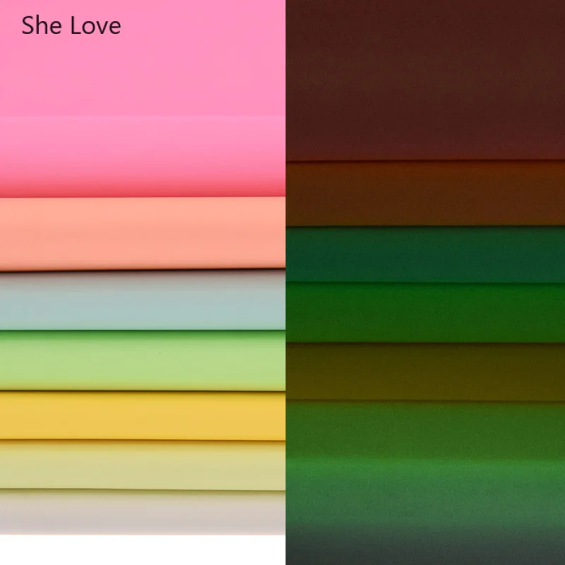 

She Love A4 Glows In The Dark Synthetic Leather Fabric For Bows Handbags Making DIY Sewing Materials
