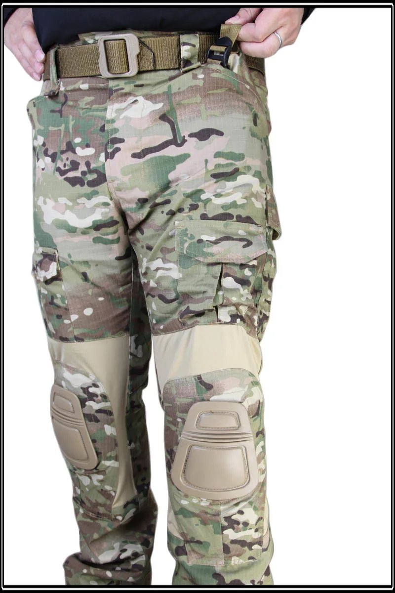 Emerson G2 тактические штаны с наколенниками страйкбол боевой подготовки Мультикам EM7038MC