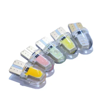 

10X T10 cob LED CANBUS W5W 168 501 194 12V Led Interior Lighting Bulb License Plate Clearance Lights Car Styling