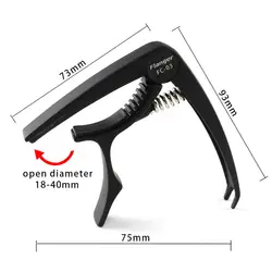 Новый цинковый сплав Гитары ra Capo 4 цвета Гитары тюнер FC-03 Зажим Ключ Запуска акустической Электрогитары бас Музыка часть Интимные