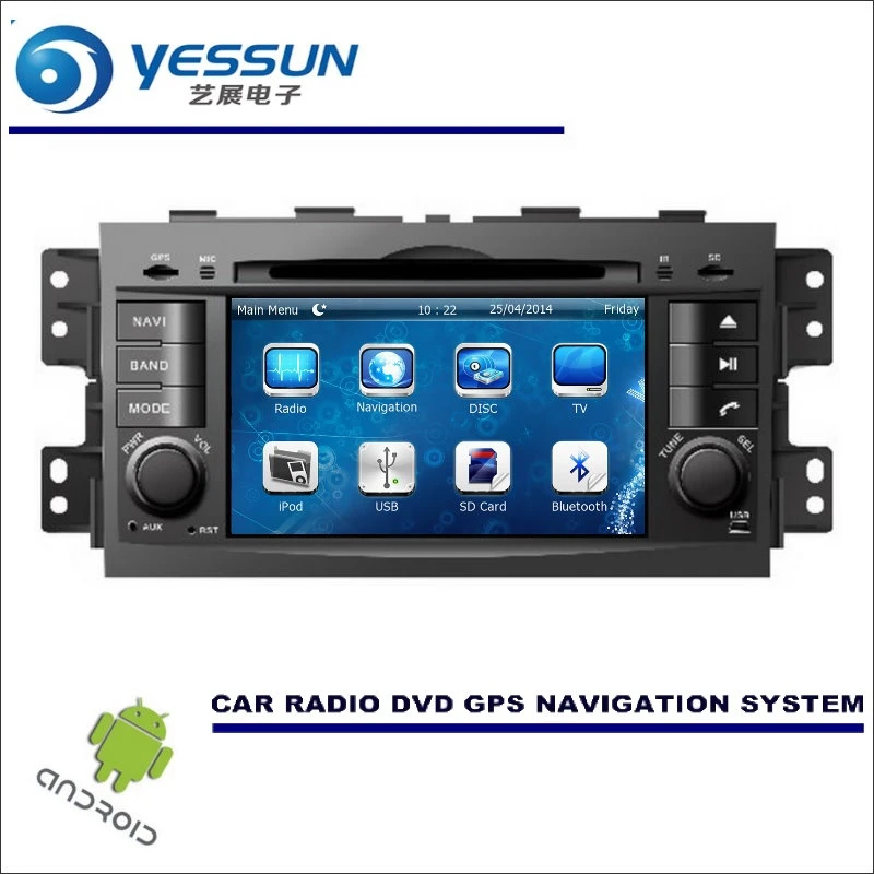 Excellent YESSUN Wince / Android Car Multimedia Navigation For Kia Mohave / Borrego 2008~2016 CD DVD GPS Player Navi Radio Stereo Screen 3