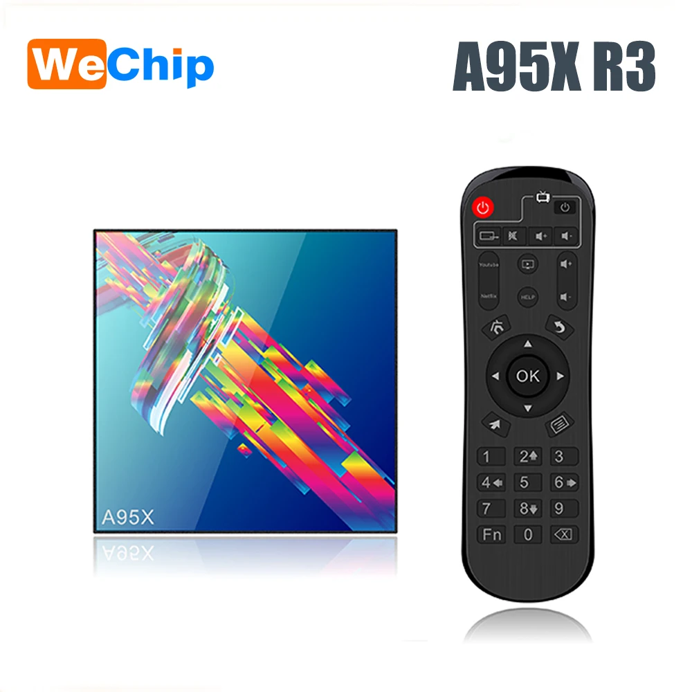 Smart TV Box Wechip A95XR3 RK3318 Penta Core Android 9.0 BT 4.2 Set top box 2.4G 5G WIFI 1080P Full HD Support 4K 3D | Электроника